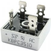 KBPC3510 - Ponte Retificadora - Monofásica - 35A / 1000V -  KIT C/ 03 Peças